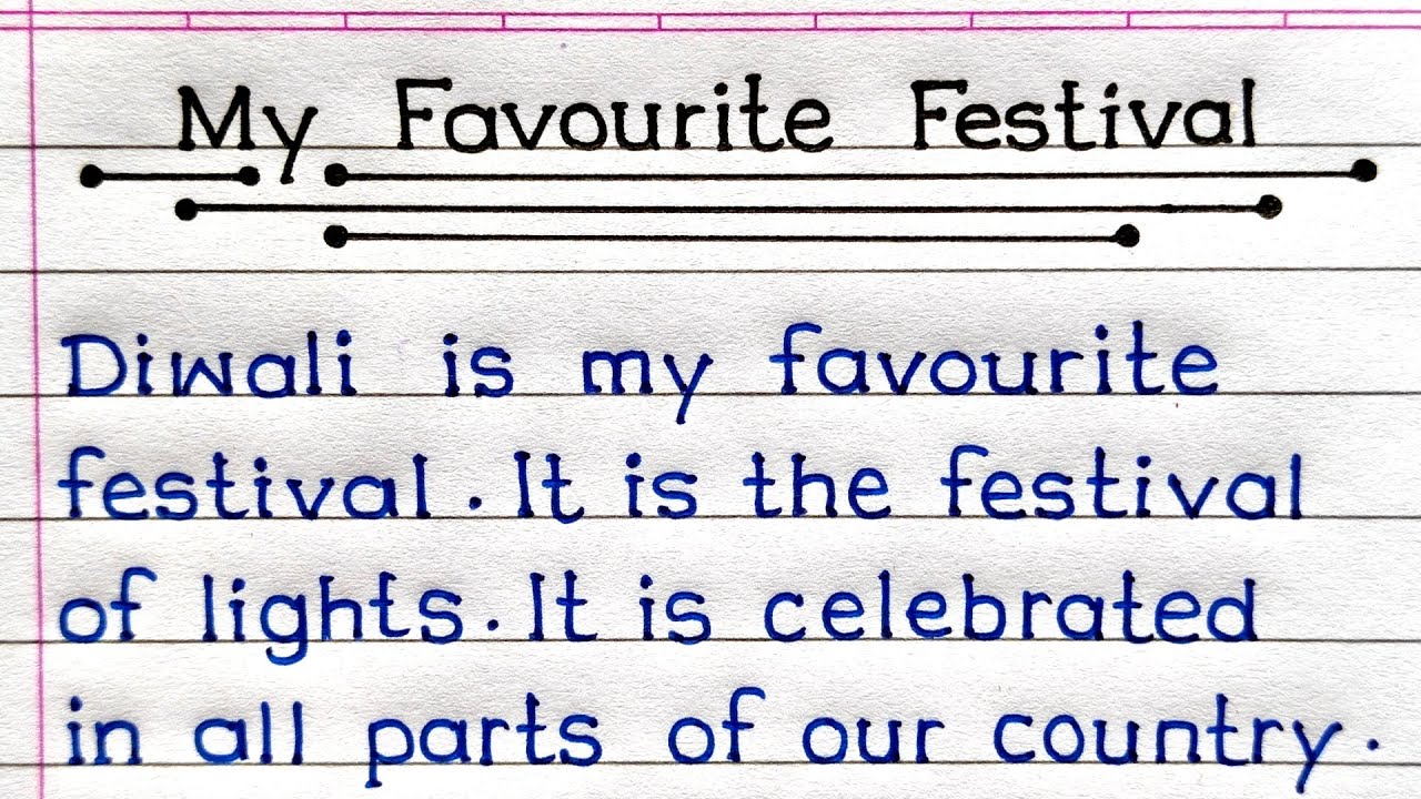 my favourite festival diwali essay in english for class 7