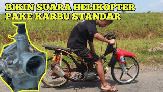 BIKIN SUARA HELIKOPTER PAKAI KARBU STANDAR