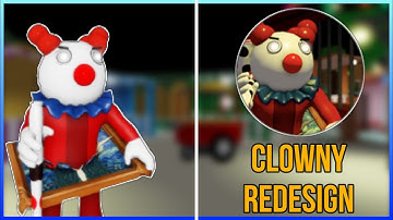 How to get the CLOWNY REDESIGN BADGE + MORPH In Roblox Accurate Piggy RP The Return