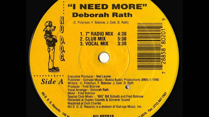 Deborah Rath-I need more