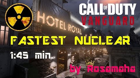 Call of Duty: Vanguard Beta - Fastest Nuclear / V2 Rocket - 105 seconds / 1:45min
