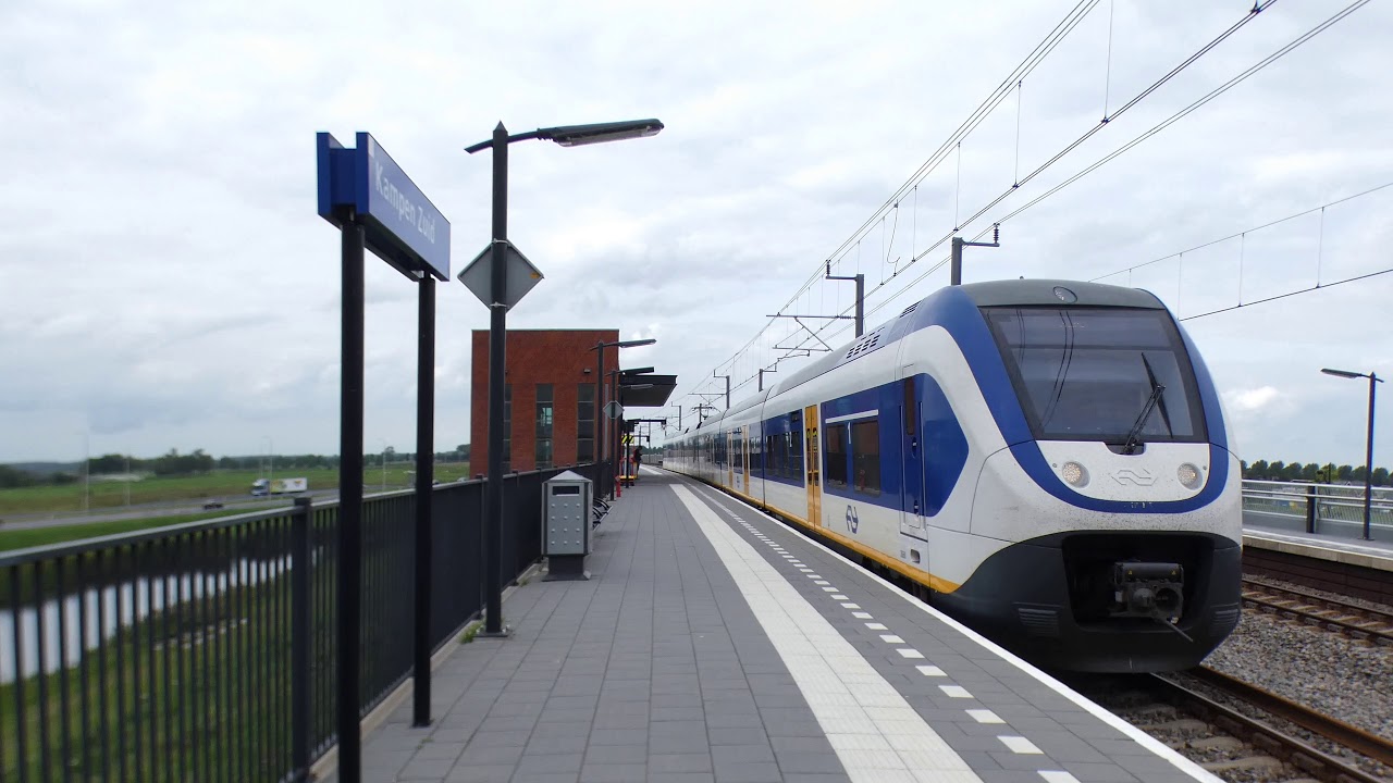 4K | Treinen in Kampen Zuid - Compilatie - 28 Augustus 2018