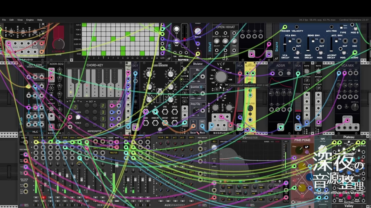 深夜の音源整理 ] Midnight music files sorting 20241014 Cardinal