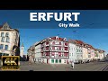 ERFURT City Walk Part 1 |  4K UHD | ⛅ | 🇩🇪 | GERMANY