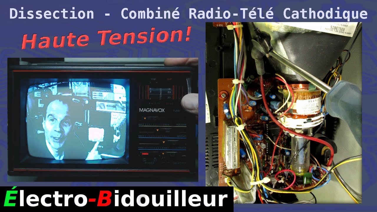EB_#257 Dissection - Combiné TV/AM/FM Magnavox, Tube Cathodique! - YouTube
