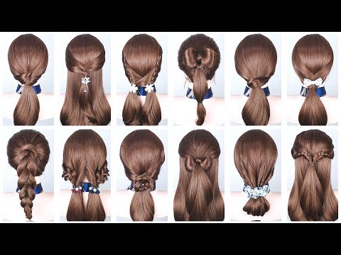 [2탄] 머리 예쁘게 묶는법 20가지 영상 모음