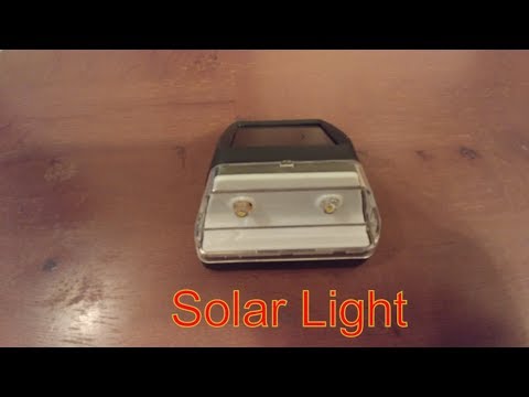 MAINSTAYS Solar Fence Light from Walmart