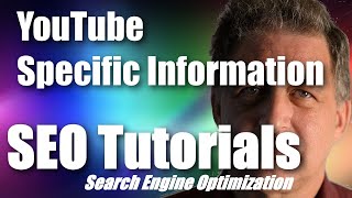 #056 SEO Tutorial For Beginners - YouTube Specific Information and SEO