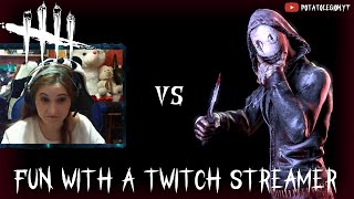 Legion vs Female Twitch Streamer! Dead by Daylight!