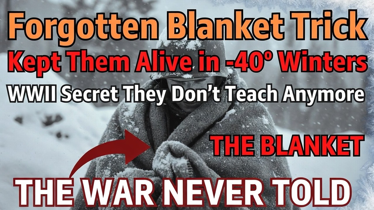 This Forgotten Blanket Setup Kept Soldiers Alive in Frozen Winters