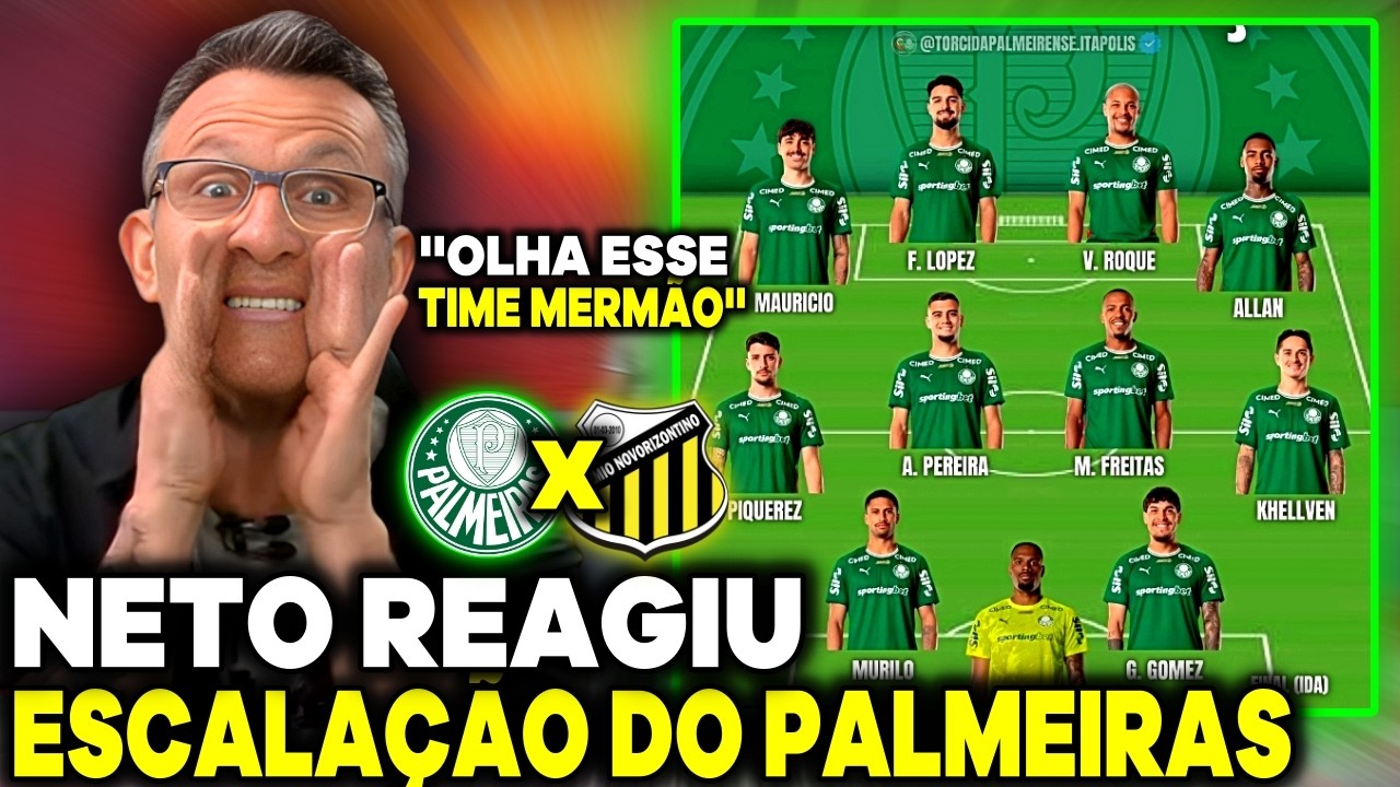 É DECISÃO! NETO REAGIU AO TIME DO PALMEIRAS NA FINAL DO PAULISTA! ''ESSE TIME É UMA MÁQUINA MERMÃO''