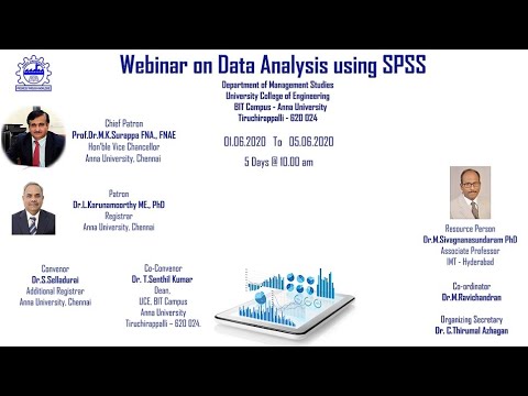 Webinar on Data Analysis using SPSS Day 2 - YouTube