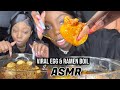 Smackalicous seafood boil sauce  boiled eggs  ramen asmr  mukbang intense slurping eating sounds