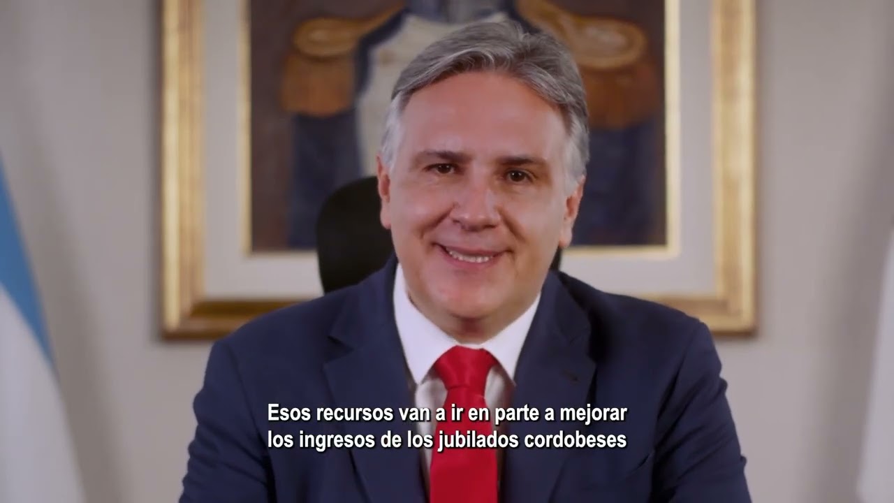 Llaryora anuncia que la jubilación mínima será de $700.000 en Cordoba y aumenta un 84%. (27/7/25)