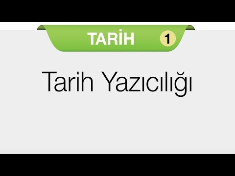 TARİH VE TARİH YAZICILIĞI - Tarih Bilimine Giriş - Tarih Yazıcılığı