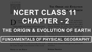 The Origin and Evolution of Earth - Chapter 2 Geography NCERT Class 11 screenshot 5