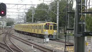 西武鉄道2459F+2067F　新宿線急行西武新宿行　小平到着