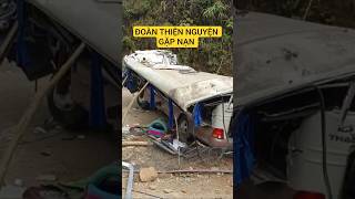 Vehicle Carrying Charity Group Overturns