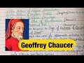 Geoffrey Chaucer| life and works|Net & Set exam