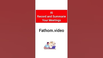 AI Record And Summarise Your Meeting (fathom.video)  #shorts #technology #ai