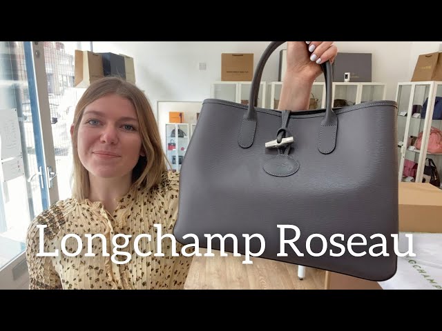 BANANANINA - Rich leather texture from Longchamp is the perfect go-to bag  😍 . Longchamp Roseau Croco Small Tote Camel 🔎497089 . #shopatbanananina  #banananina #bagsandmore #longchamp