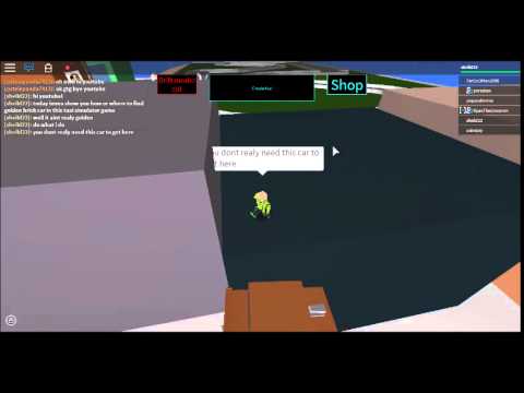 Where To Find Golden Brick Taxi In Taxi Simulator On Roblox Youtube - roblox taxi simulator brick cars edition youtube