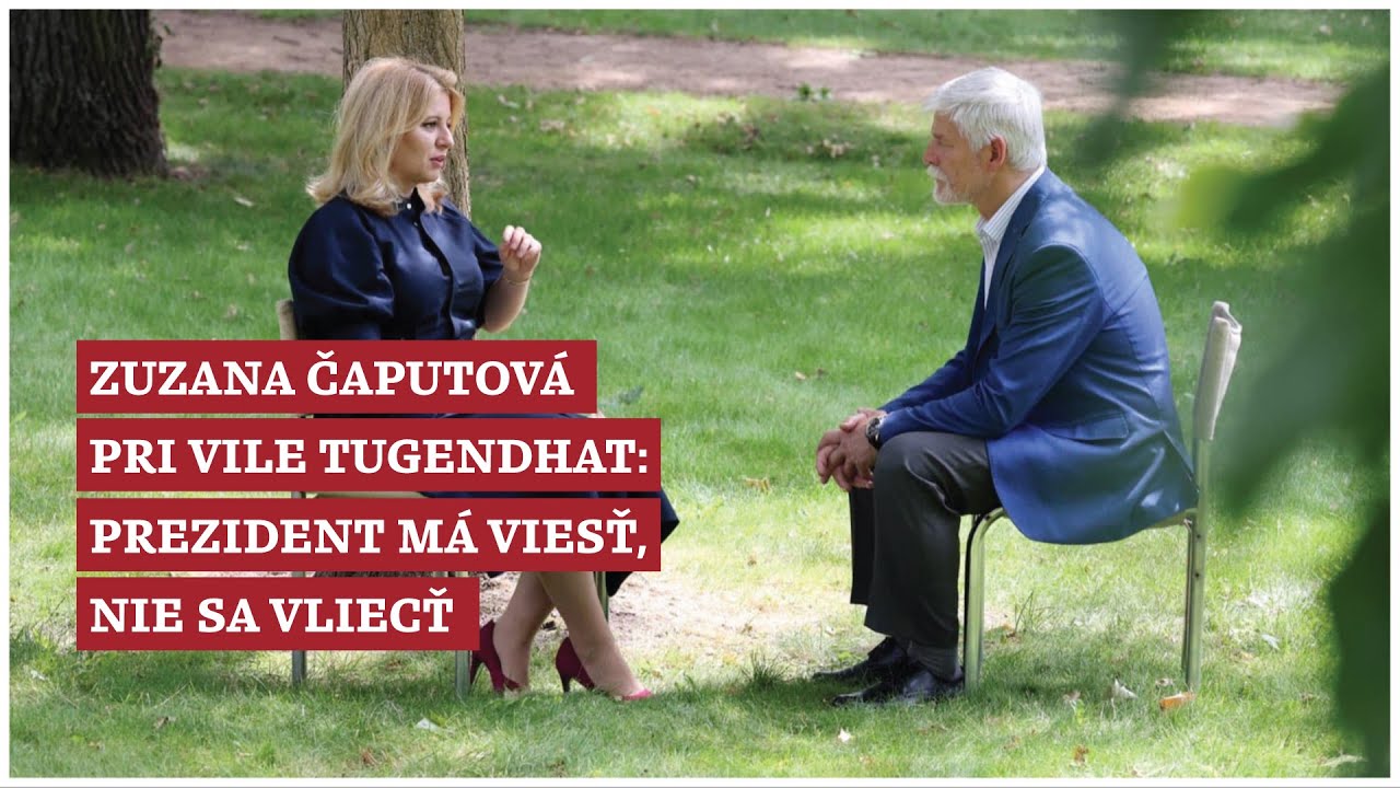 Zuzana Čaputová pri vile Tugendhat: Prezident má viesť a nie sa vliecť. A ja sa nechcem vliecť