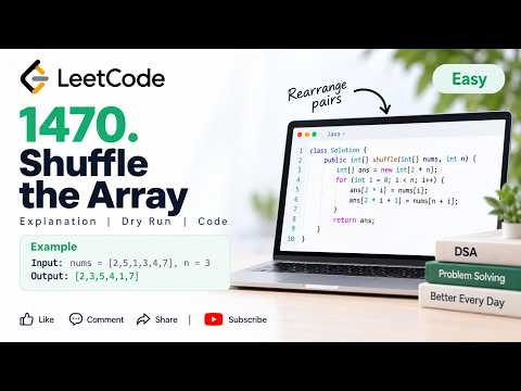 LeetCode 1470 | Shuffle the Array | Java | Easy