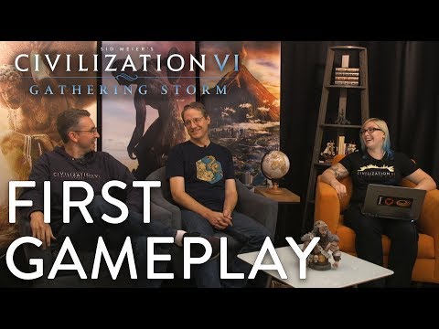 Civilization VI: Gathering Storm - FIRST GAMEPLAY (MESSAGE FROM SID MEIER)