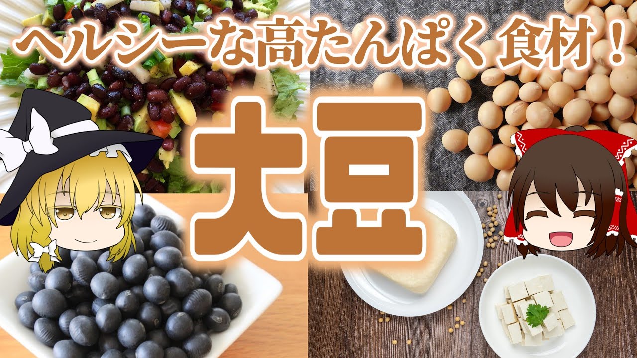 【ゆっくり解説】畑の肉!大豆の栄養について解説! YouTube 【ゆっくり解説】畑の肉!大豆の栄養について解説! YouTube