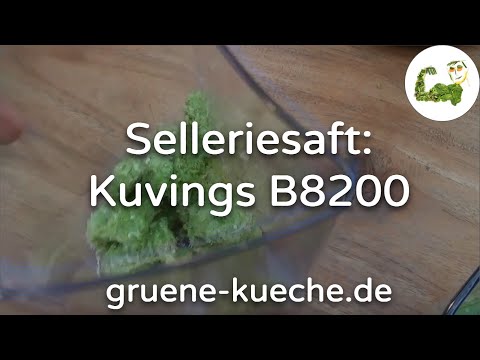 Kuvings B8200 - Verarbeitung von Staudensellerie (Teil 3/7)