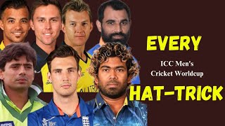 Every ICC Men's Cricket Worldcup Hat-trick ||Cricpedia2.0