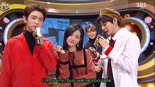 [ENG] JINJIDO moments MC Inkigayo (Sep-Nov) Jisoo Jinyoung Doyoung GOT7 Blackpink NCT127 (진지도)