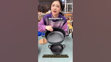 Chảo gang giúp giữ trọn hương vị món ăn, tốt cho sức khỏe, không lo hóa chất độc hại #AnToànSứcKhỏe