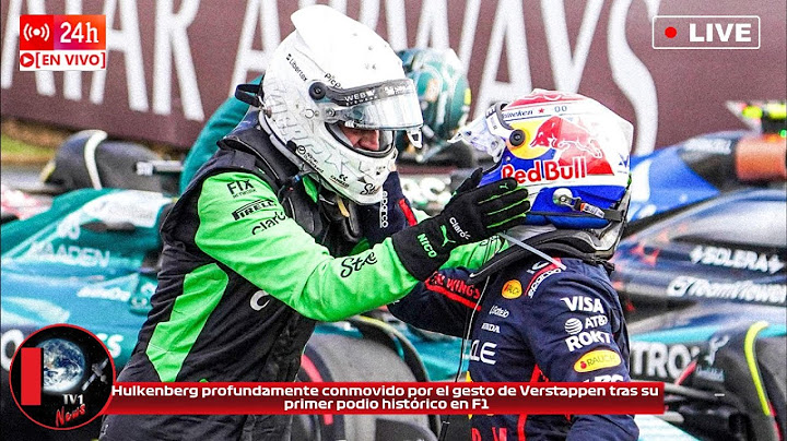 Hulkenberg profundamente conmovido por el gesto de Verstappen tras su primer podio histórico en F