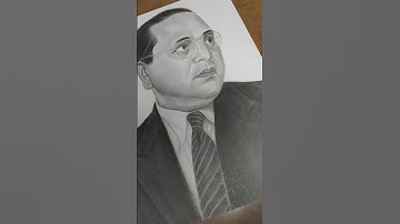 finally Complete Dr Bhimrao Ambedkar Sketch #youtubeshorts #drbabasahebambedkar