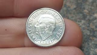 King Charles Iii Acorn 5 Pence Coin Find