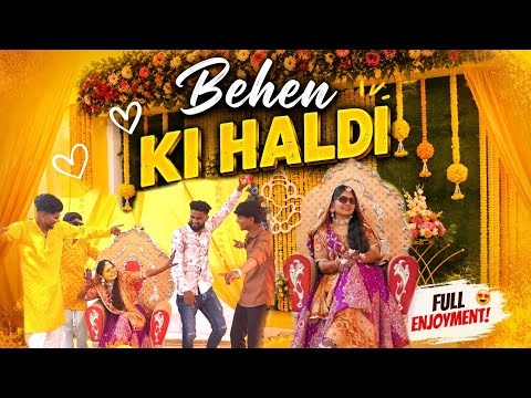 Behen ki haldi 😍 | vlog#9