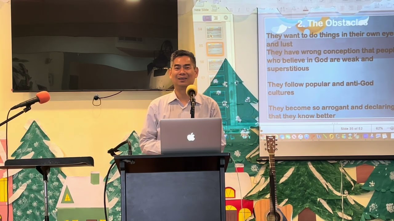 Obstacles to Acknowledging God. Sunday Service @11am. Lunch @