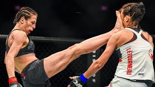 Esta chica pelea solo con sus patadas… ¡y DESTROZA a todos! Joanna Jędrzejczyk