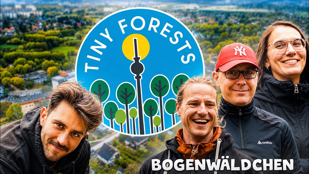 Pflanztag des Bogenwäldchen Am Bogen 15 in Berlin-Spandau, Hakenfelde, Nachbarschaft pflanzt 800 Bäume