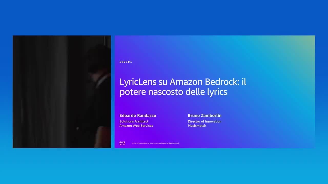 AWS Summit Milan 2025 - LyricLens su Amazon Bedrock: il potere nascosto delle lyrics