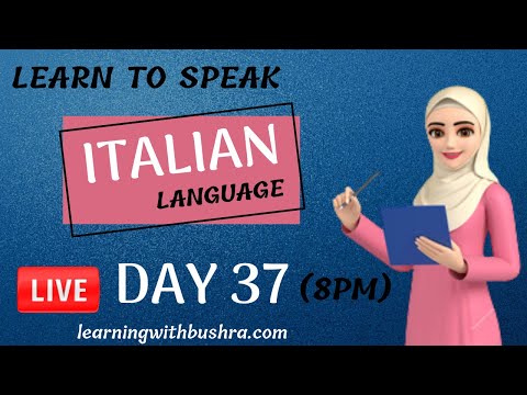 Phase 4 Day 37 || Live Italian Class