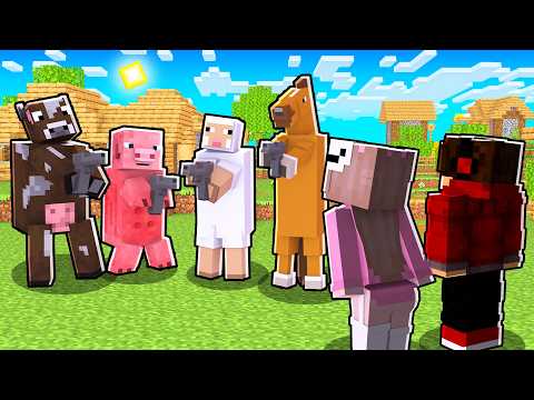 MINECRAFT but THE MOBS are ARMED