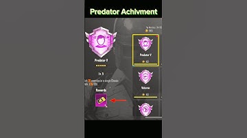 How to complete [predator] achievement kaise kare #shorts #bgmi #hiddenachievements #predator
