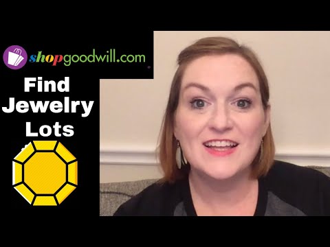 How to Search ShopGoodwill for Jewelry Lots to Bid On | Reselling on Ebay - YouTube