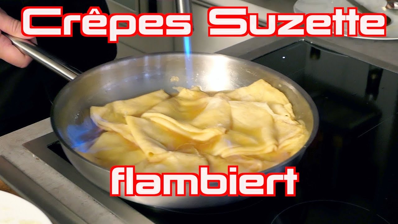 Crêpes Suzette flambiert - Dessert Deluxe - Spezialpfanne - YouTube