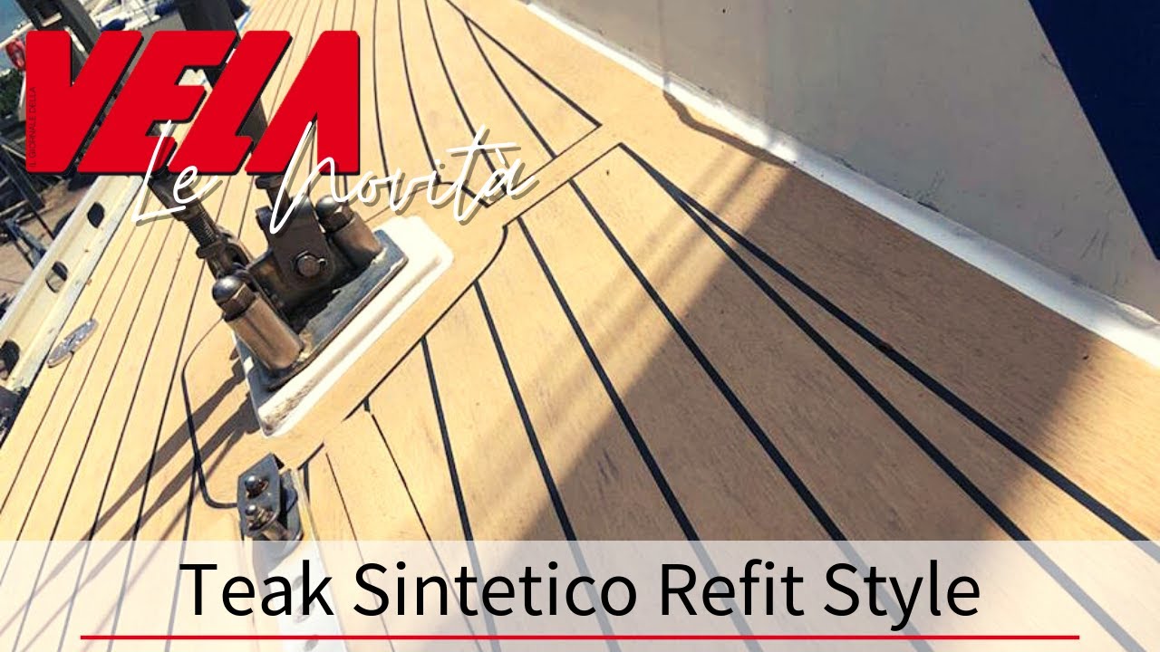 ⁣Legno massello? No, resina. La scommessa di Refit Style con il Teak Sintetico