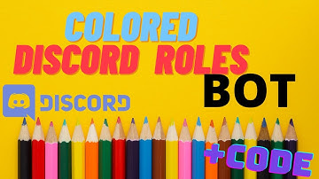 colored roles | discord bot