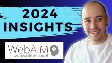 WebAim 2024 top million web page results | The Accessibility Guy Review